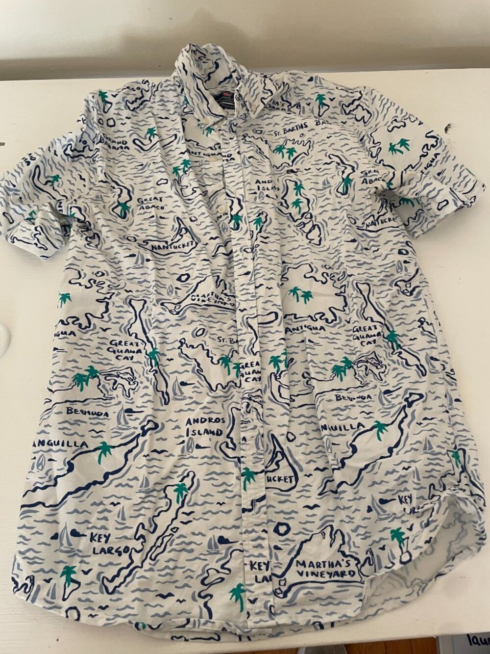 Vineyard Vines Collared Island Shirt - Boys XL